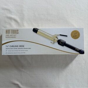 Hot Tools Pro Artist Gold Curling Iron 1.25” NEW